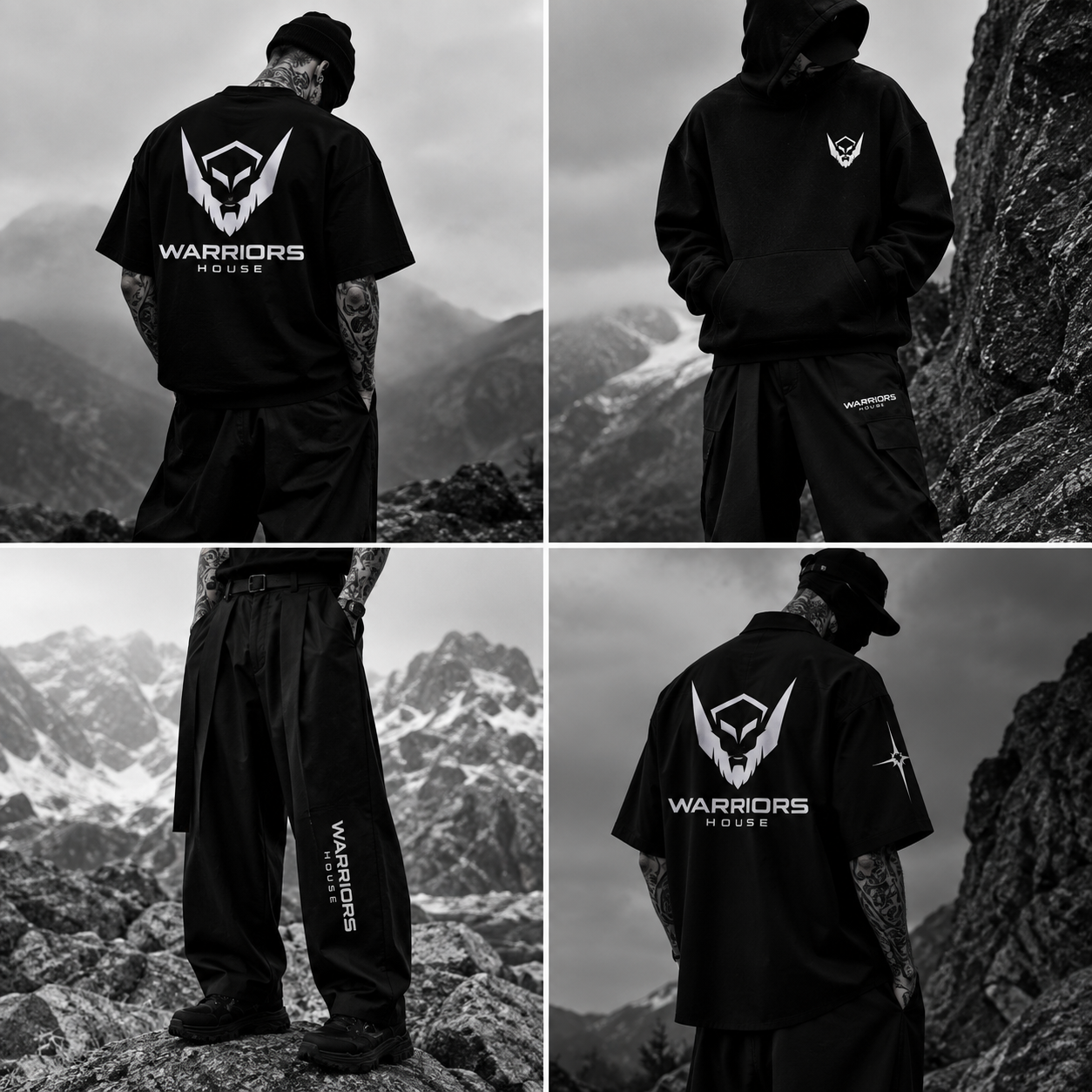 Warriors House mountain apparel campaign